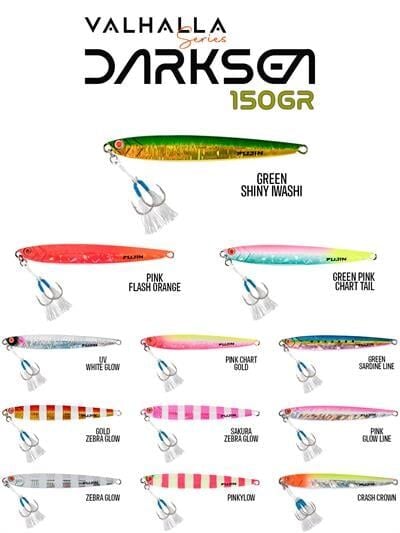 Fujin Valhalla Darksea 150gr Metal Jig Yem MT39 Crash Crown