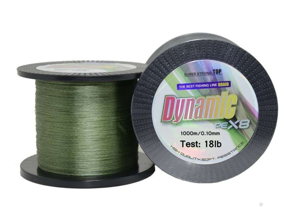 Captain Dynamic PE 8 Örgü İpi Misina 1000mt Yeşil Standart - 0.80 MM