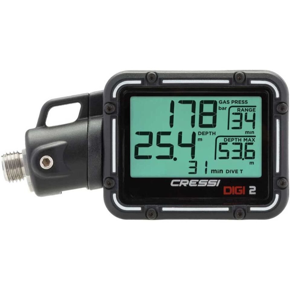 Cressi Digi 2 Dijital Dalış Konsolu BLACK