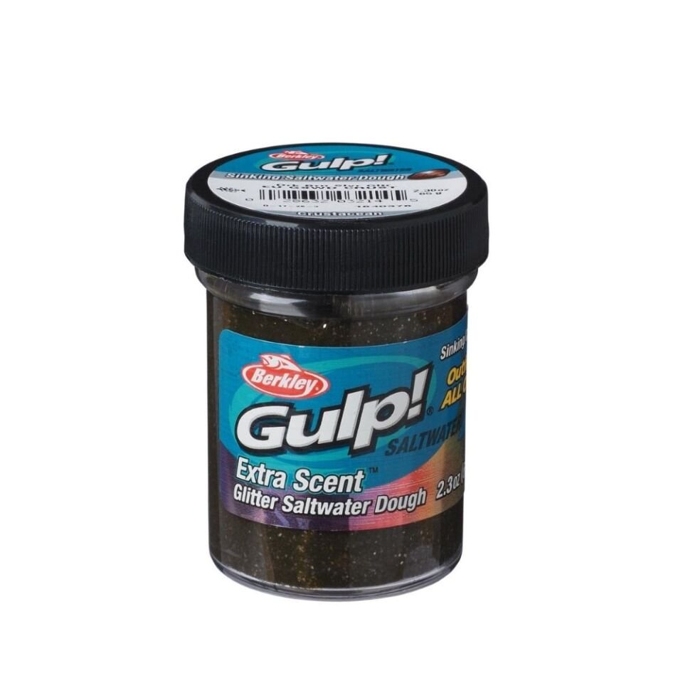 Berkley PowerBait Extra Scent Saltwater Hamur 50GR - DARK BROWN-SILVER
