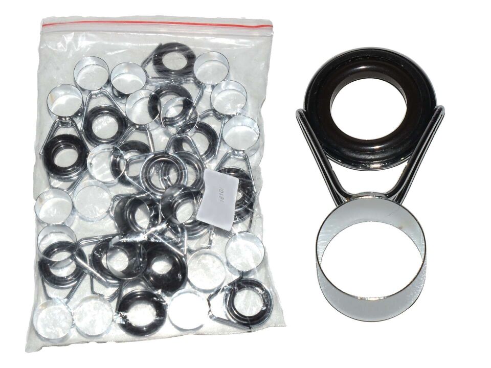 Captain Kamış Yedek Porselen Halka 20li Paket Nikel Renk Standart - 60 MM