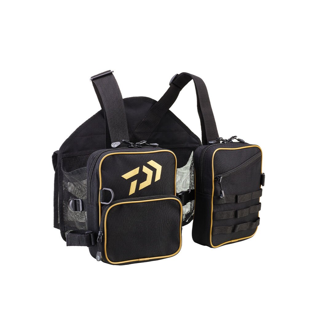 DAIWA WADING YELEK, BLACK-GOLD 46*38CM