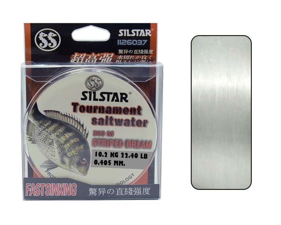 Silstar 1126 Tournament 300mt Monofilament Misina Beyaz Standart
