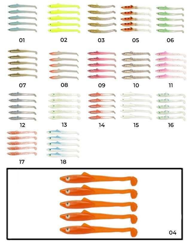Captain 3596 Elegant 55cm Silikon Zargana 5li Paket Suni Yem 04
