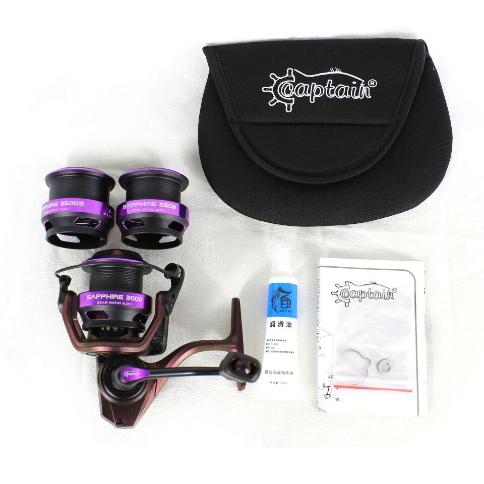 Captain Sapphire PRO 2500-2508-3000 Spin Makine 9+1 BB