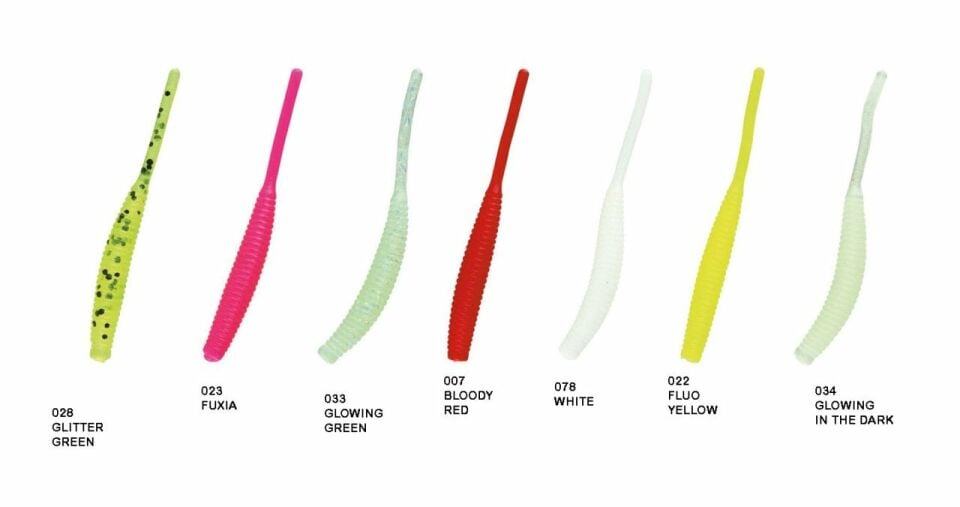 Nomura Long Taıl 5cm 0.5g 12 Adet Lrf Silikonu