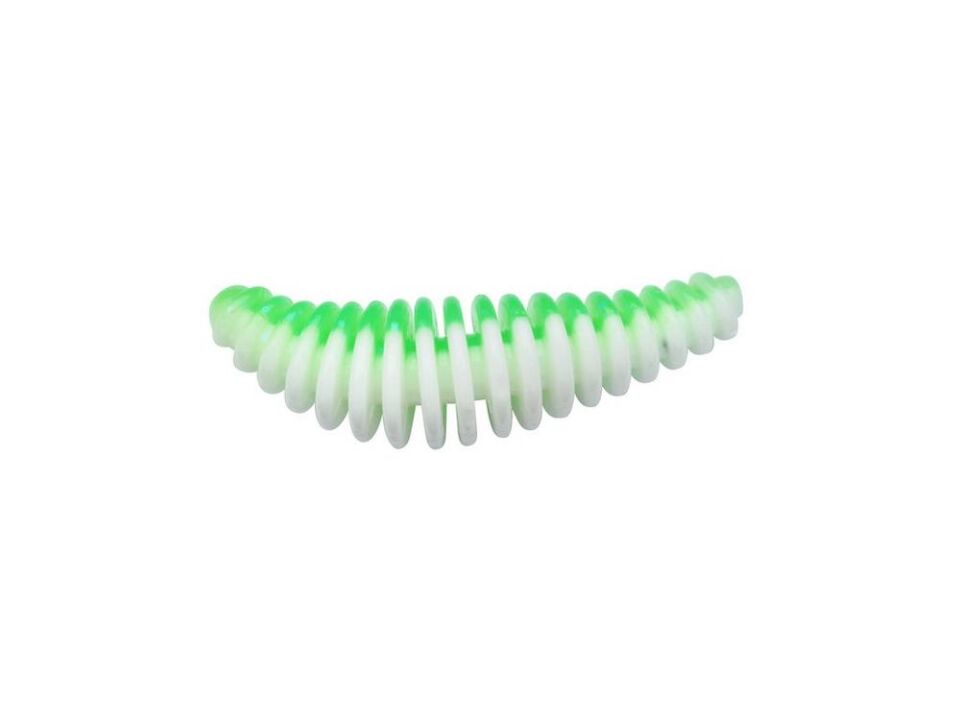 Berkley Powerbait Pupa Suni Yem 35MM - 10LU - SPRING GREEN - WHITE