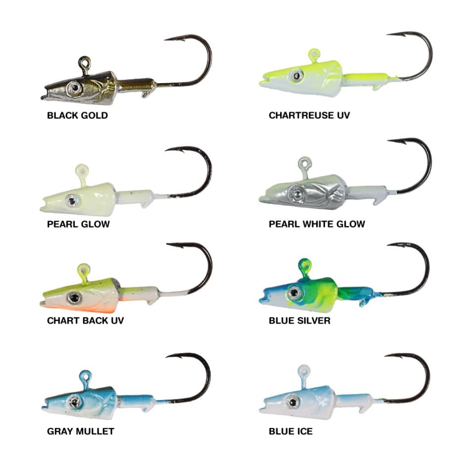 RYUJI SNAKE SHAD JIG HEAD,10GR (3 AD)