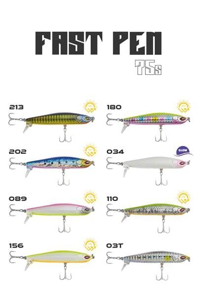 Fujin FastPen 75mm 14gr Maket Balık Ecooda Pink Style Light Jigging Double Hooks