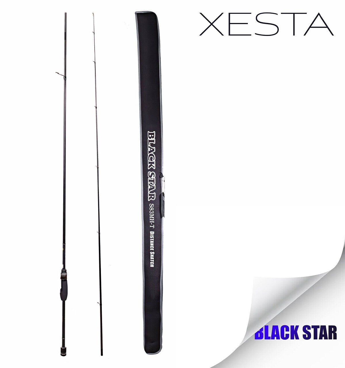 XESTA BLACKSTAR S83MH-T KAMIŞ 2.51M 1.5-25G #0.2-08 2P