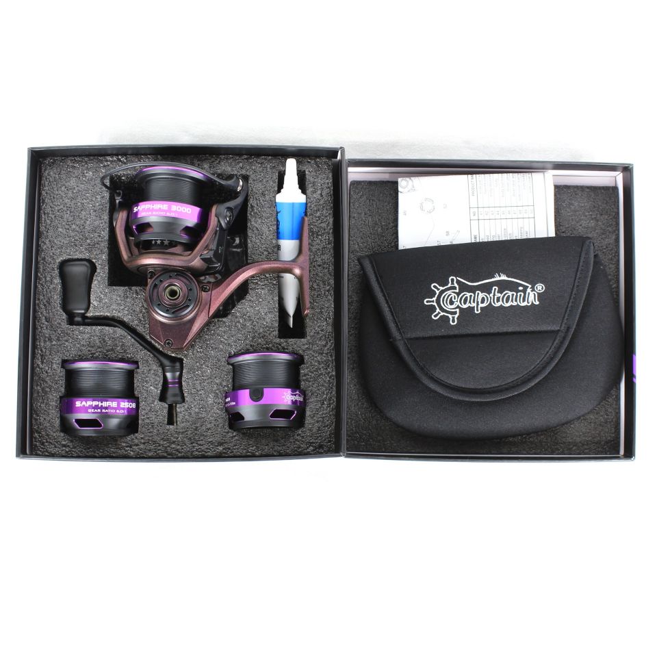 Captain Sapphire PRO 2500-2508-3000 Spin Makine 9+1 BB