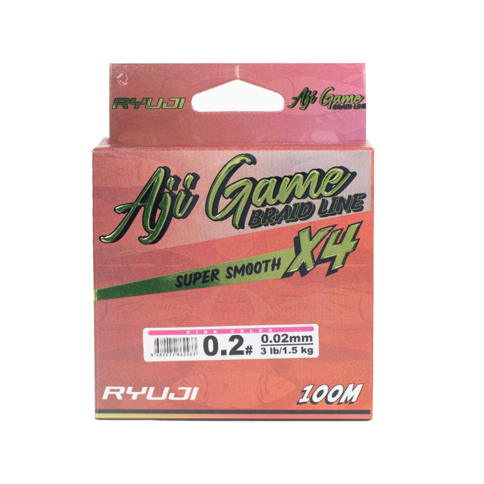 RYUJI AJI GAME 4X, 100M, PİNK İP MİSİNA