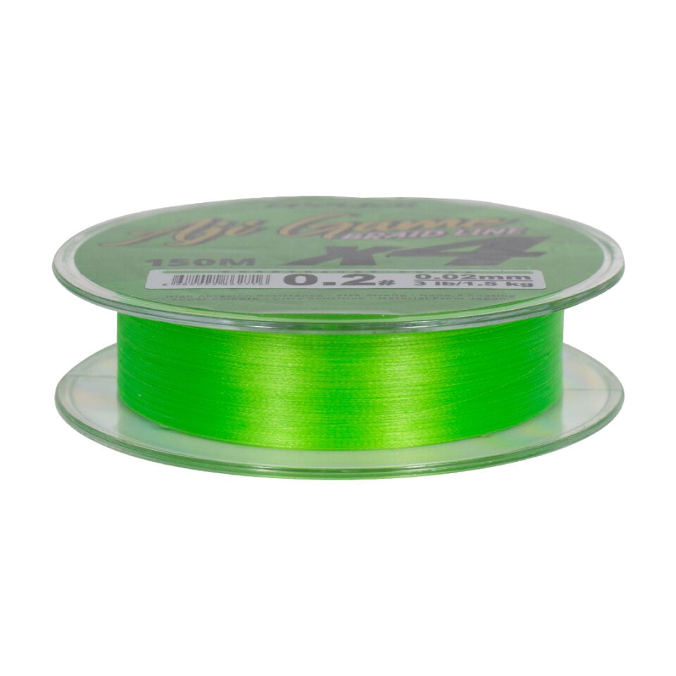RYUJI AJI GAME 4X,150M, CHARTREUSE İP MİSİNA