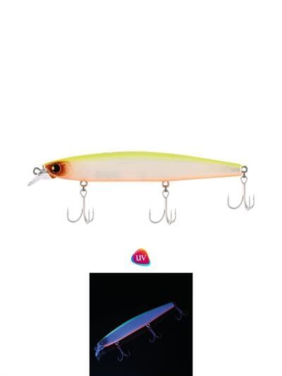 Fujin Gallant 120F 19gr 120mm Floating Maket Balık 126 Chart Back Pearl