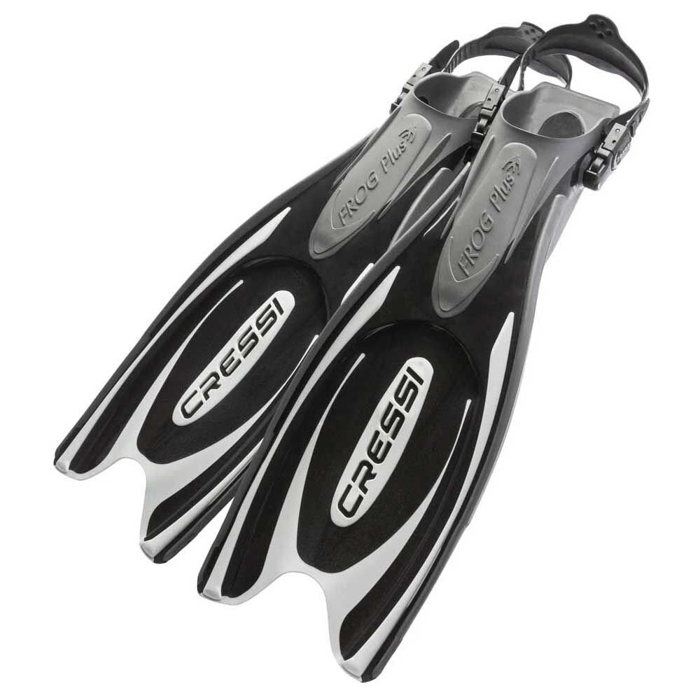 Cressi Frog Plus Dalış Paleti NO:44-47 - BLACK-SILVER