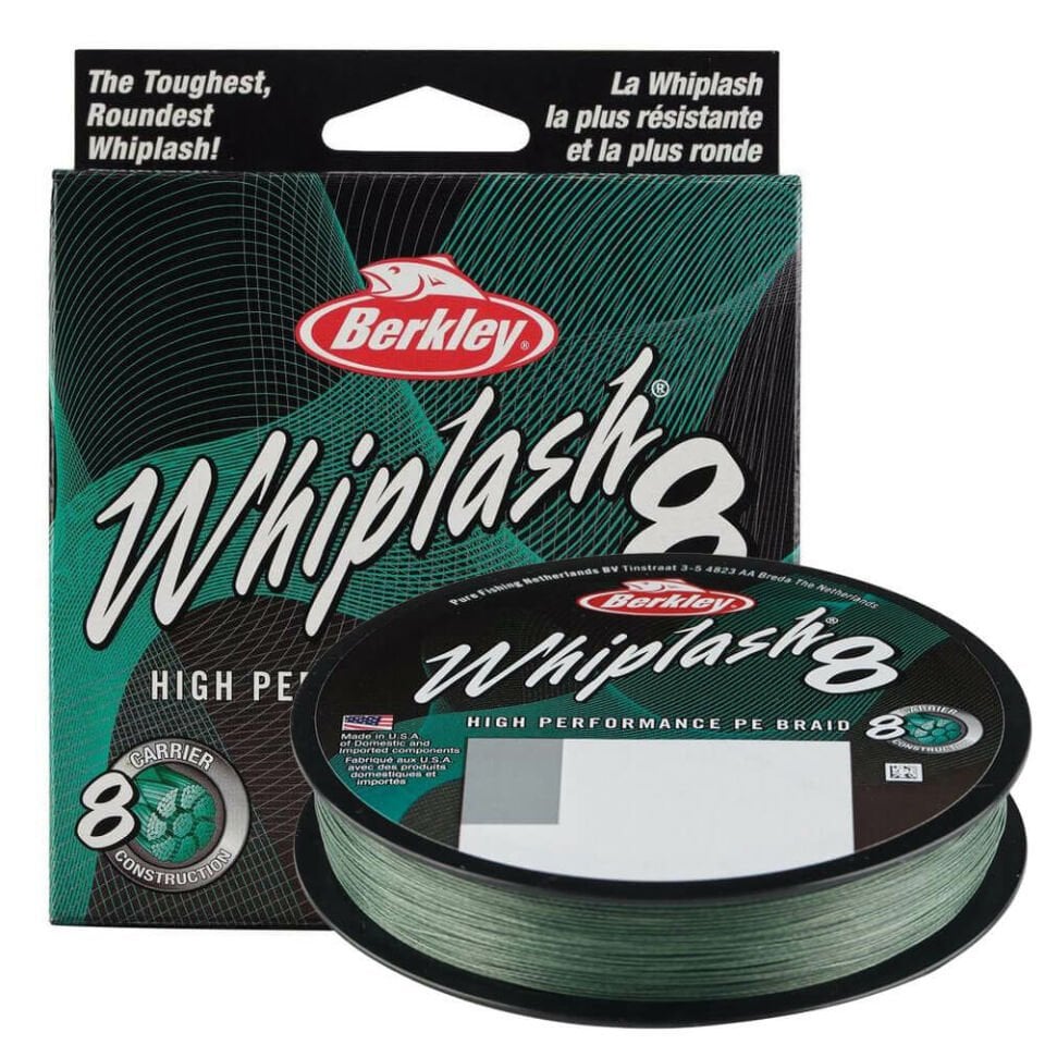 Berkley Whiplash 8 Braid İp Misina MOSS GREEN - 0.10MM - 150MT - 14.8KG
