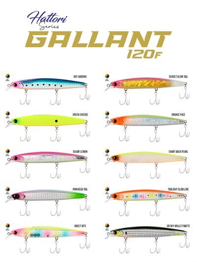 Fujin Gallant 120F 19gr 120mm Floating Maket Balık 258M OR Sky Mullet Matte