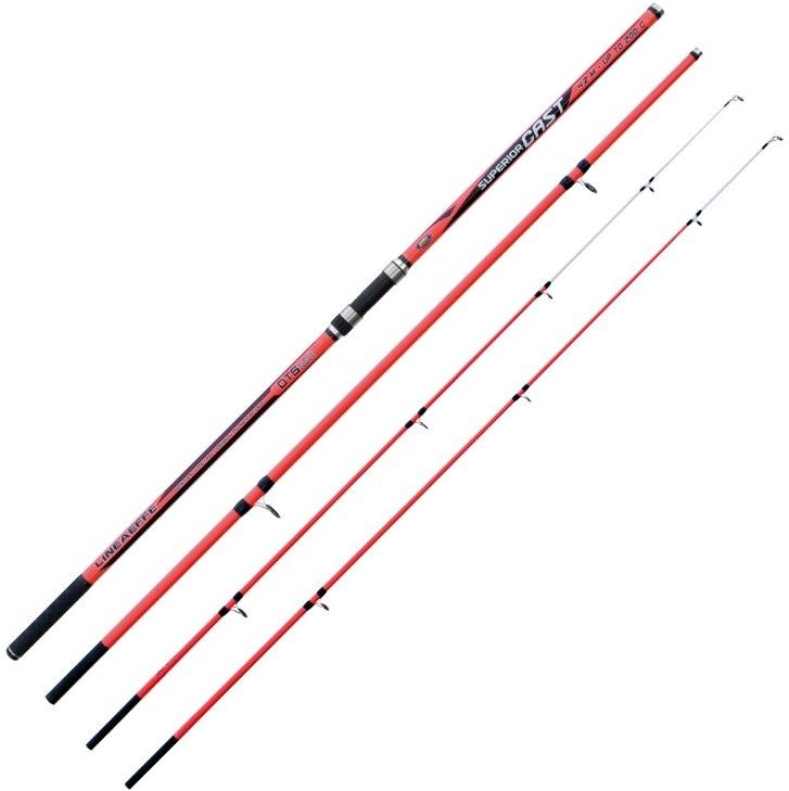 Lineaeffe 2290642 Superior Cast Hybrid+Tubular 420cm 3 Parça Surf Kamış UP TO 200gr  Atar