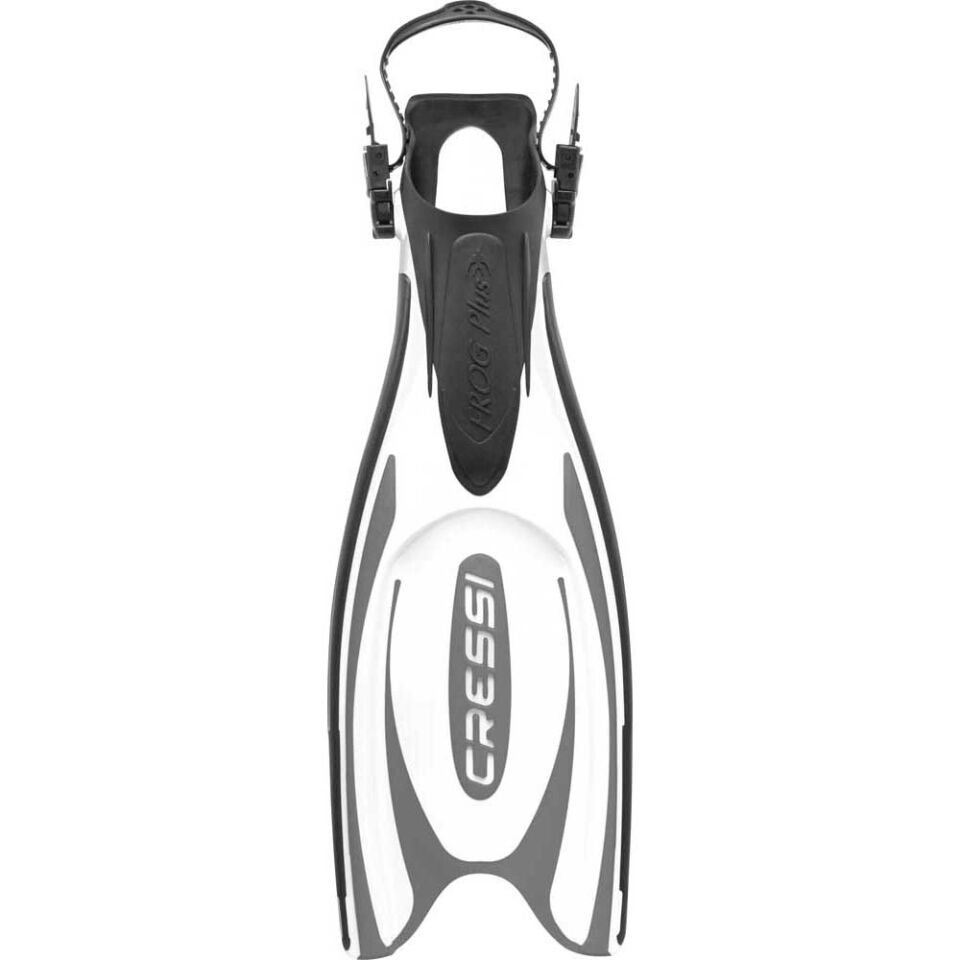 Cressi Frog Plus Dalış Paleti NO:41-44 - BLACK-WHITE