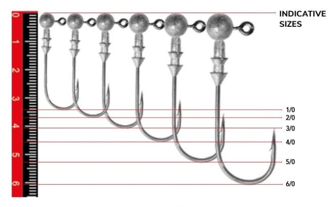 Nomura NM90007040 Round Jig Head 3lü Paket İğne:4/0no 7.5gr