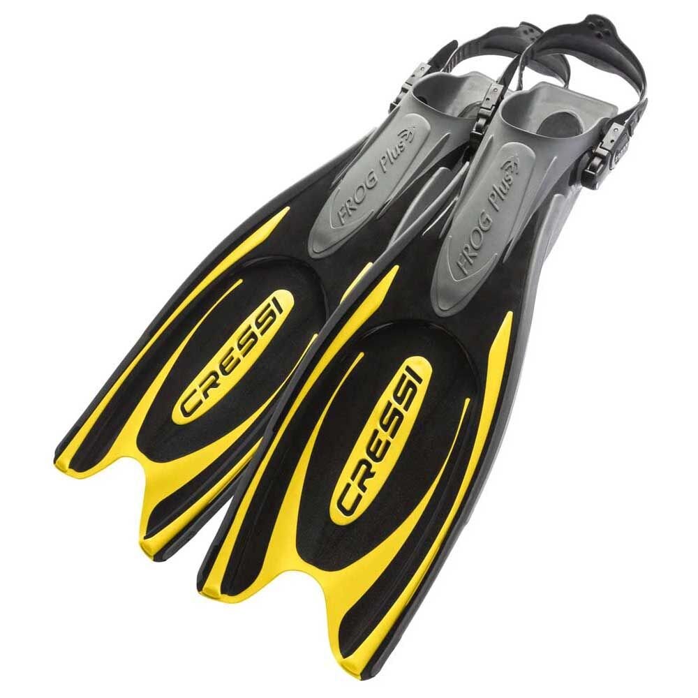 Cressi Frog Plus Dalış Paleti BLACK-YELLOW - NO:41-44
