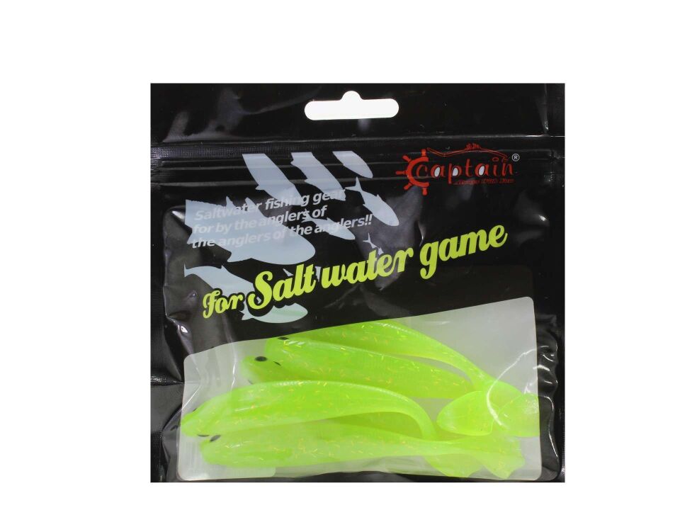 Captain 3587 Dagi Duck Shad 9cm 7gr Levrek Silikonu 5li Paket Suni Yem