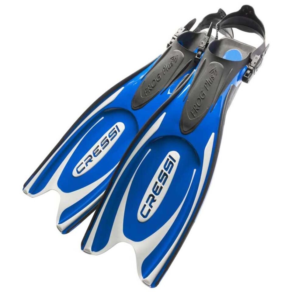 Cressi Frog Plus Dalış Paleti NO:41-44 - BLUE-SILVER