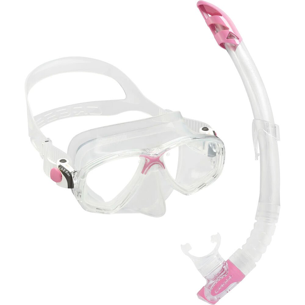 Cressi Marea Maske Gamma Şnorkel Seti CLEAR-PINK