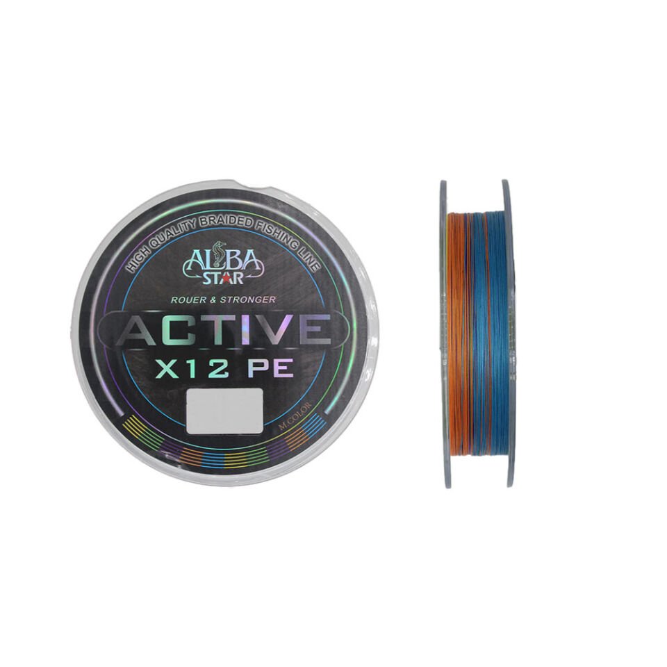 Albastar Active 12x İp Misina MULTICOLOR - 0.21MM - 150M - 12.2KG