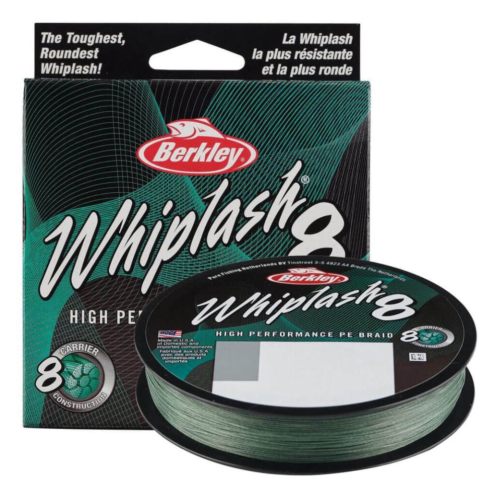 Berkley Whiplash 8 Braid İp Misina MOSS GREEN - 0.08MM - 150MT - 12.9KG