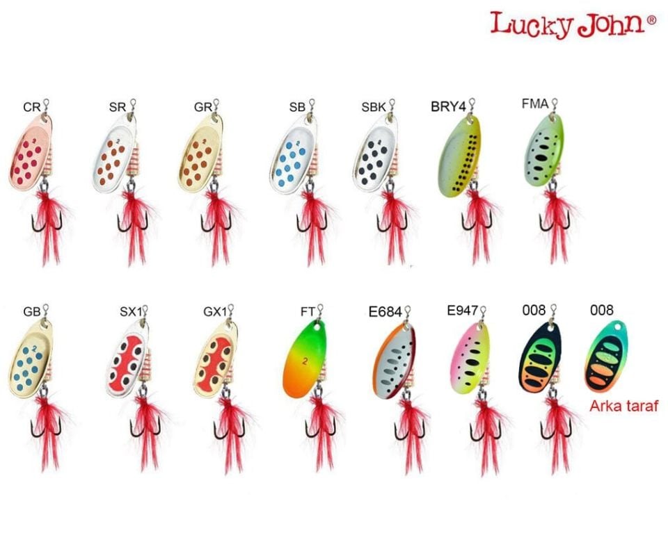 Lucky John Spin X Round Döner Kaşık 5 Gr No:2