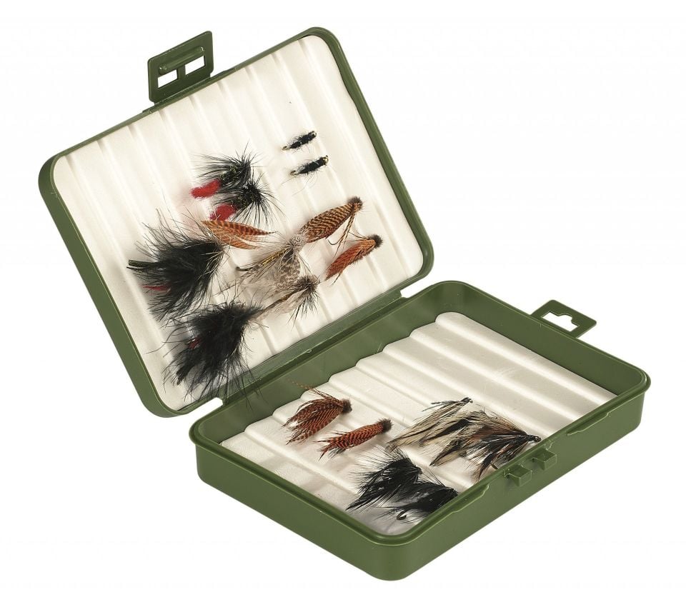 Balzer 18331 000 Eva Zeminli Jig Head ve Fly Kutusu 12x9x2.5cm