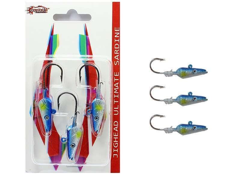 Captain 6457 Jig Head 15gr Ultimate Sardine 3lü Set