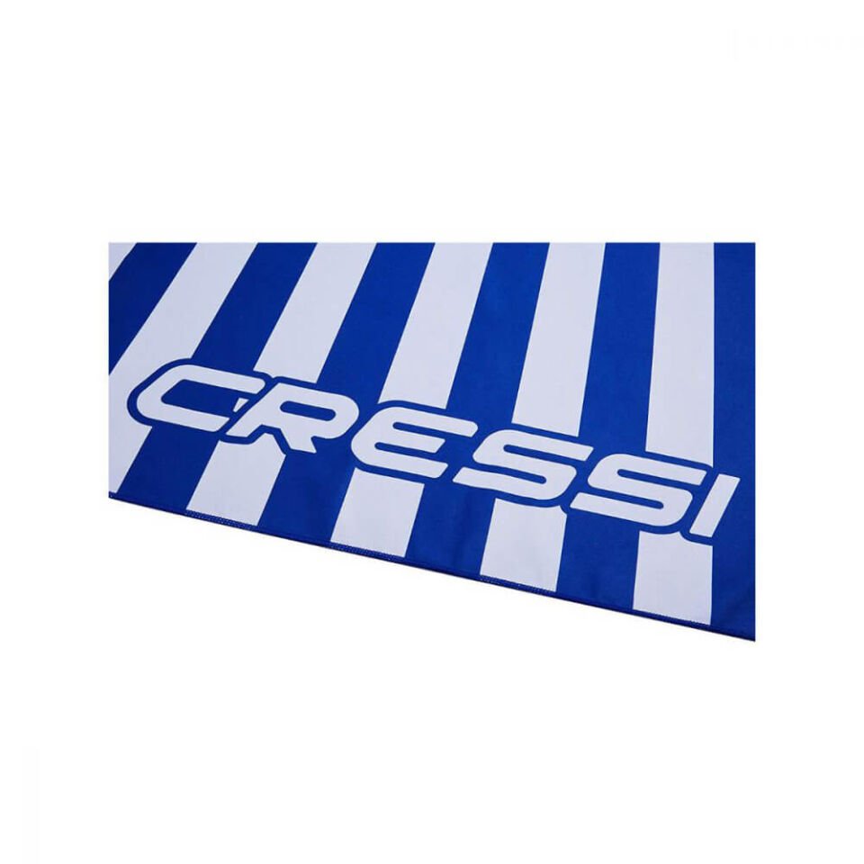 Cressi Mikrofiber Çizgili Plaj Havlusu 90X180CM - NAVY