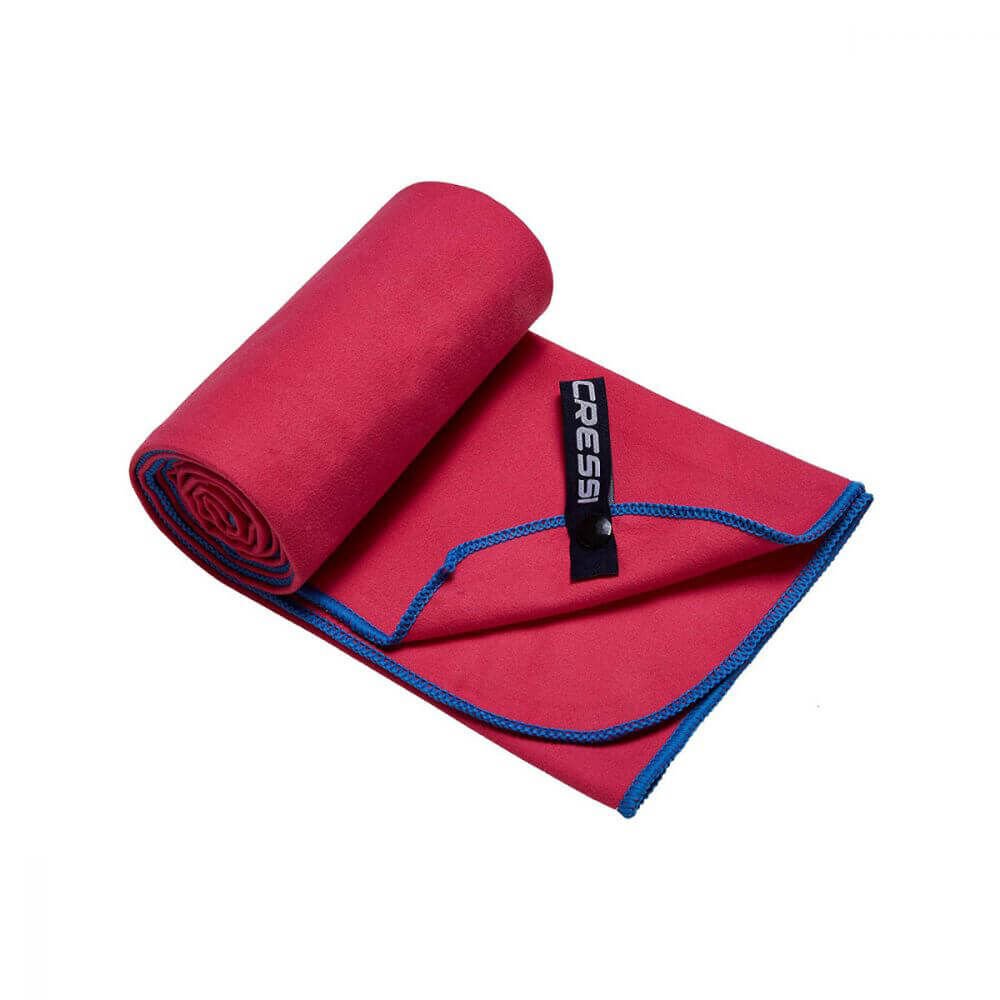 Cressi Mikrofiber İki Renkli Çok Amaçlı Havlu RED - AZURE - 80X160CM