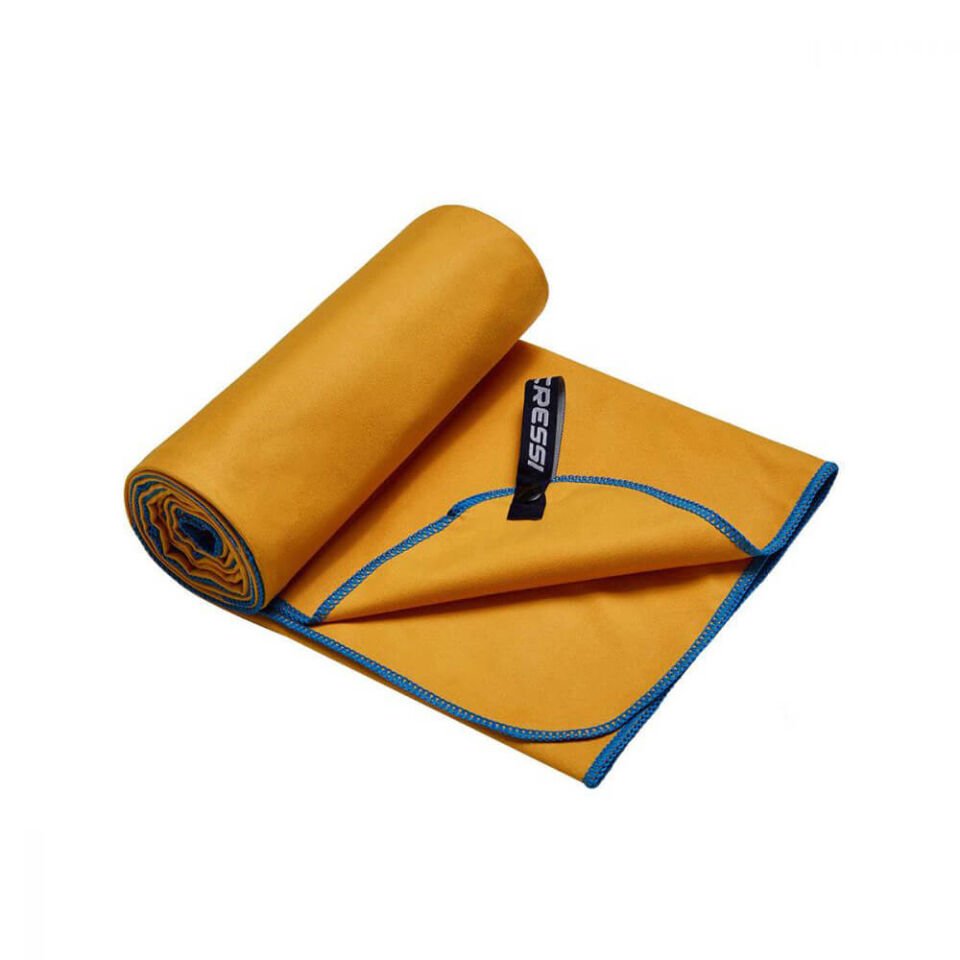 Cressi Mikrofiber İki Renkli Çok Amaçlı Havlu 80X160CM - YELLOW - AZURE