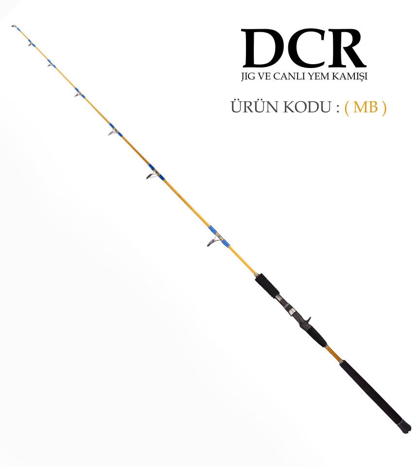 DCR PİRİ REİS TETİKLİ JIG VE CANLI YEM KAMIŞI 185 CM 150-350 HARDAL