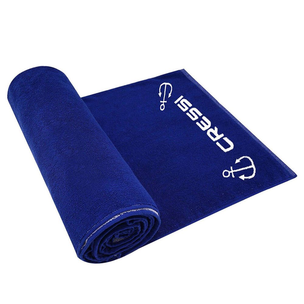 Cressi Cotton Frame Yüzde Yüz Pamuklu Plaj Havlusu 90X180CM - NAVY