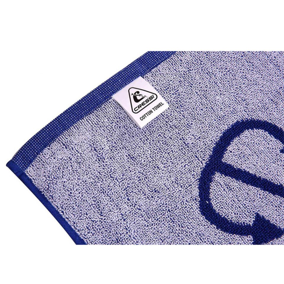 Cressi Cotton Frame Yüzde Yüz Pamuklu Plaj Havlusu 90X180CM - NAVY
