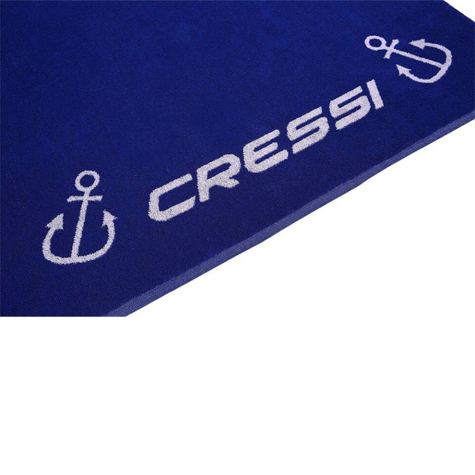 Cressi Cotton Frame Yüzde Yüz Pamuklu Plaj Havlusu 90X180CM - NAVY