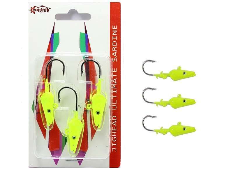 Captain 6457 Jig Head 15gr Ultimate Sardine 3lü Set 6