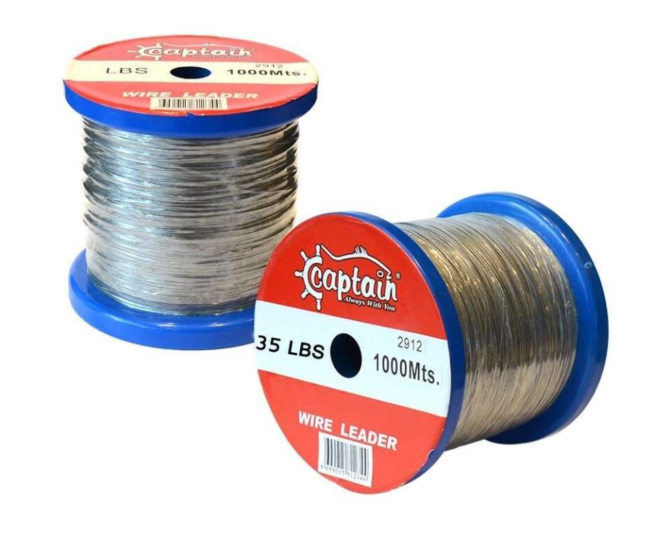 Captain Çelik Tel 1000mt Steel Wire Leader Standart - 35 LBS