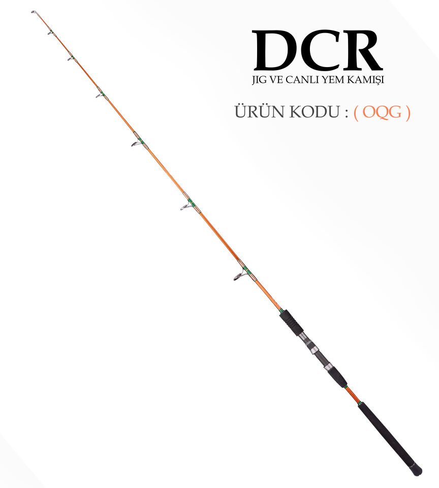 DCR PİRİ REİS JIG VE CANLI YEM KAMIŞI 185 CM 150-350 TURUNCU