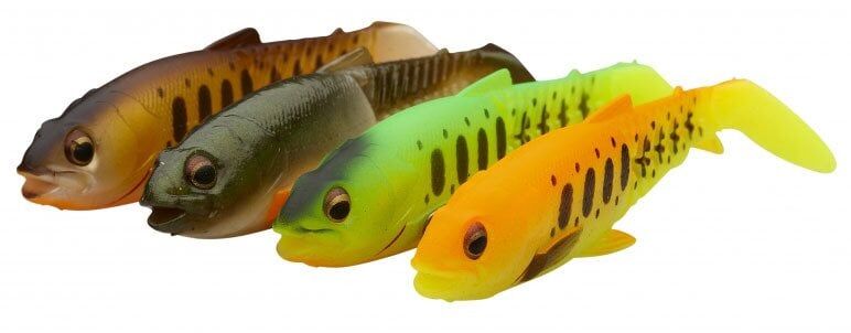 Savage Gear Craft Cannibal Paddletail 6.5 cm 4 gr Dark Water Mix 4 Adet
