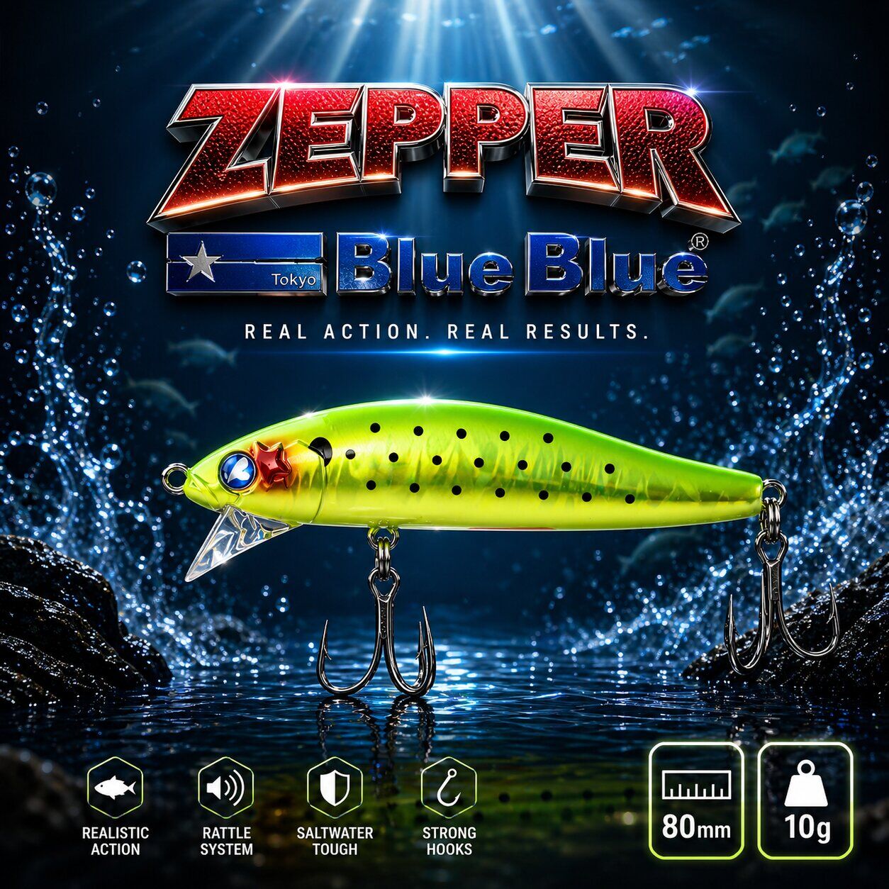 ZEPPER 80 SINKING 10G #10