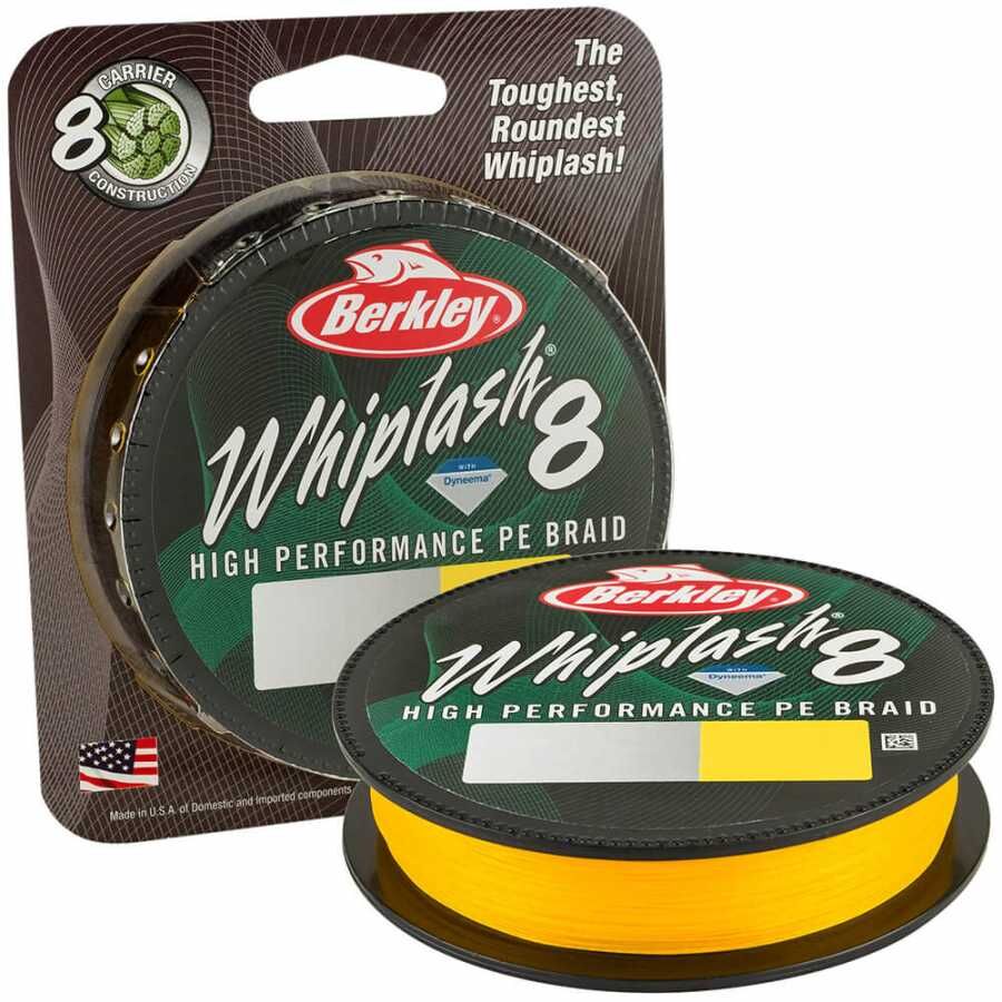 Berkley Whiplash 8 Braid İp Misina Yellow - 0.28MM - 270MT - 47.1KG