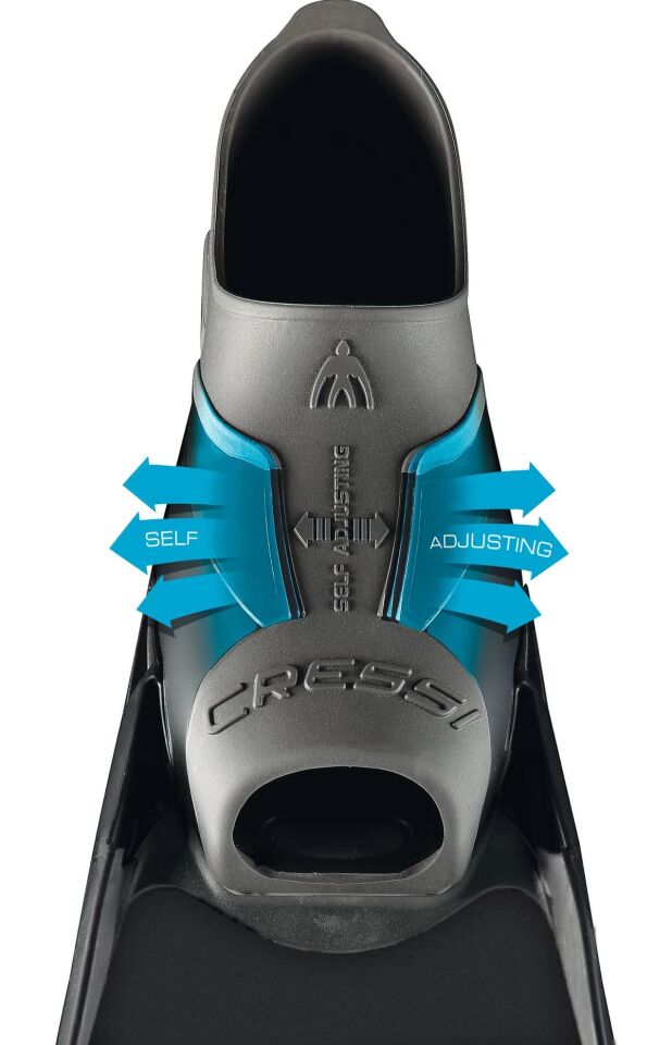 Cressi Gara Turbo Impulse Dalış Paleti BLACK - NO: 40-41