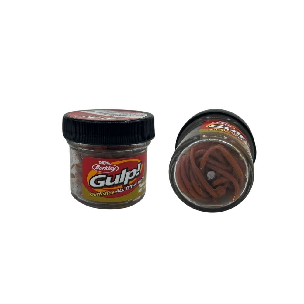 Berkley Gulp Mini Earthworms Sahte Kurt 3CM - NATURAL BROWN