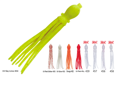 Nikko Octopus 114mm UV Silikon Yem