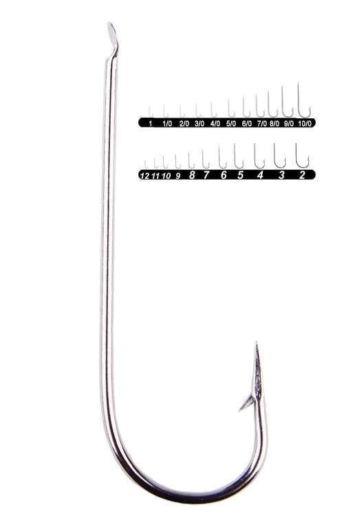Youvella 1302 Palalı Düz Olta İğnesi 100lü Kutu Nikel Standart